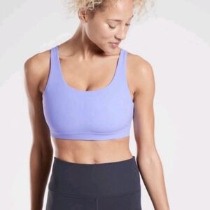 Athleta Exhale Strappy Bra Periwinkle, XL (A7)